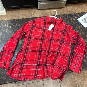 Distressed PACSUN Flannel New w/Tags